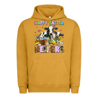 Pigment Peanut Butter happy easter heifer's Urban Hoodie - AdoDesignShop