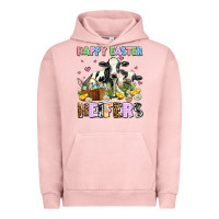 Pigment Salmon happy easter heifer's Urban Hoodie - AdoDesignShop