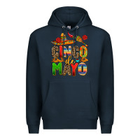 Navy cinco de mayo Premium Hoodie - AdoDesignShop