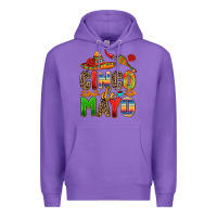 Purple cinco de mayo Premium Hoodie - AdoDesignShop