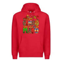 Red cinco de mayo Premium Hoodie - AdoDesignShop