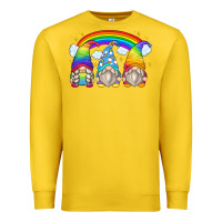 Lemon rainbow gnomes Premium Sweatshirt - Zillion Design Studio