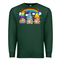 Sports Green rainbow gnomes Premium Sweatshirt - Zillion Design Studio