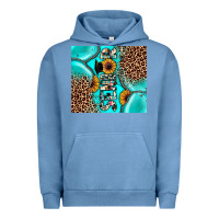 Pigment Pebble Blue senior 2023 Urban Hoodie - JahusDesignShop