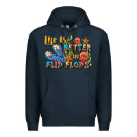 Navy life is better in flip flops summer Premium Hoodie - JahusDesignShop