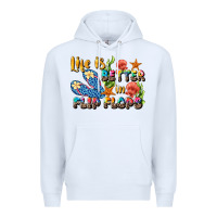 White life is better in flip flops summer Premium Hoodie - JahusDesignShop