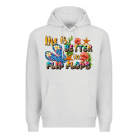 Dove Grey life is better in flip flops summer Premium Hoodie - JahusDesignShop
