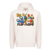 Pale Pink life is better in flip flops summer Premium Hoodie - JahusDesignShop