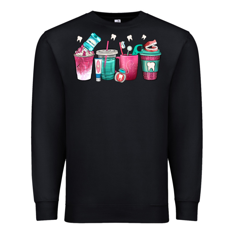 Dentist Coffee Cups Premium Sweatshirt by texasbilliewilder | Teevron