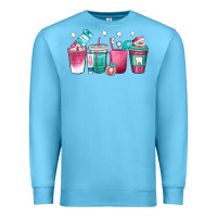 Ocean Blue dentist coffee cups Premium Sweatshirt - texasbilliewilder