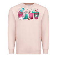 Pale Pink dentist coffee cups Premium Sweatshirt - texasbilliewilder
