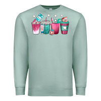 Seafoam dentist coffee cups Premium Sweatshirt - texasbilliewilder