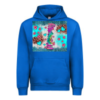 Cobalt mommy leopard turquoise Urban Hoodie - JahusDesignShop