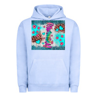 Pigment Grape Ice mommy leopard turquoise Urban Hoodie - JahusDesignShop