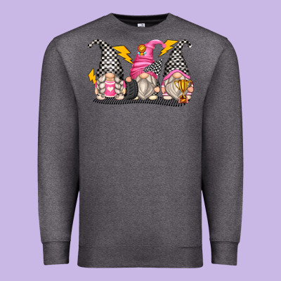 Race Gnomes Premium Sweatshirt Designed By Zillion Design Studio