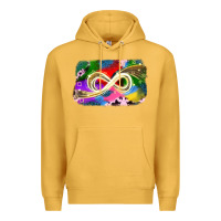 Mustard infinity symbol autism Premium Hoodie - JahusDesignShop