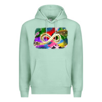 Seafoam infinity symbol autism Premium Hoodie - JahusDesignShop