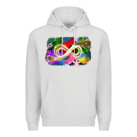 Dove Grey infinity symbol autism Premium Hoodie - JahusDesignShop