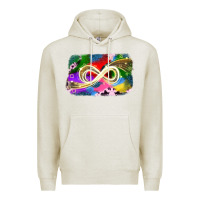 Oatmeal Heather infinity symbol autism Premium Hoodie - JahusDesignShop
