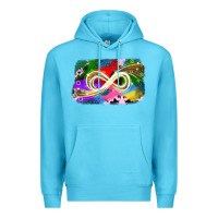 Ocean Blue infinity symbol autism Premium Hoodie - JahusDesignShop