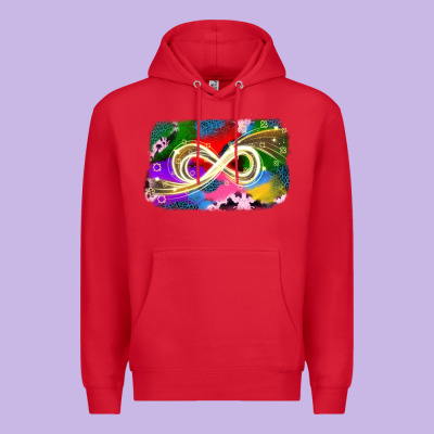 Infinity Symbol Autism Premium Hoodie Designed By Jahusdesignshop