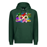 Sports Green infinity symbol autism Premium Hoodie - JahusDesignShop