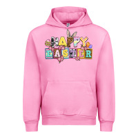 Fuchsia Pink happy easter Urban Hoodie - AdoDesignShop