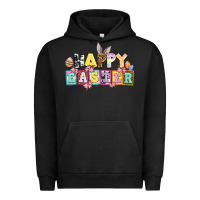 Pigment Black happy easter Urban Hoodie - AdoDesignShop