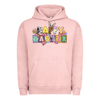 Pigment Salmon happy easter Urban Hoodie - AdoDesignShop
