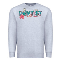 Heather Grey dentist Premium Sweatshirt - texasbilliewilder