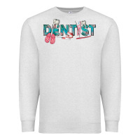 Oatmeal Heather dentist Premium Sweatshirt - texasbilliewilder