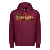 Burgundy chingona Premium Hoodie - AdoDesignShop
