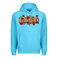 Ocean Blue chingona Premium Hoodie - AdoDesignShop