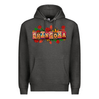 Charcoal Heather chingona Premium Hoodie - AdoDesignShop