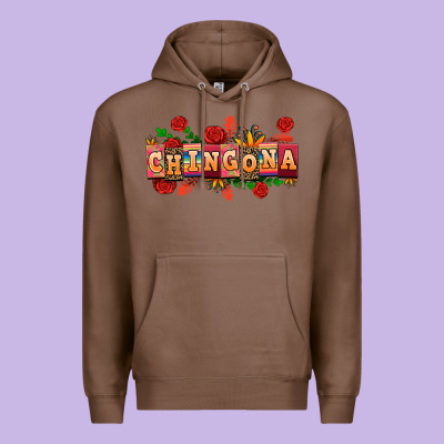 Chingona Premium Hoodie Designed By Adodesignshop