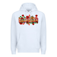 White chingona Premium Hoodie - AdoDesignShop