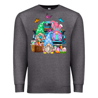 Charcoal Heather easter farm truck Premium Sweatshirt - Zillion Design Studio