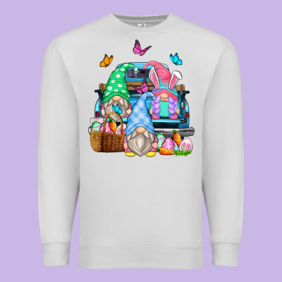 Easter Farm Truck Premium Sweatshirt Designed By Zillion Design Studio
