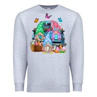 Heather Grey easter farm truck Premium Sweatshirt - Zillion Design Studio