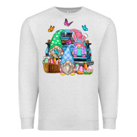 Oatmeal Heather easter farm truck Premium Sweatshirt - Zillion Design Studio