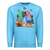 Ocean Blue easter farm truck Premium Sweatshirt - Zillion Design Studio