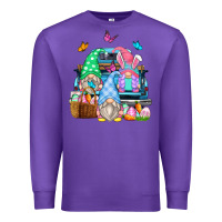 Purple easter farm truck Premium Sweatshirt - Zillion Design Studio