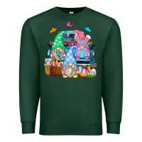 Sports Green easter farm truck Premium Sweatshirt - Zillion Design Studio