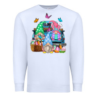 White easter farm truck Premium Sweatshirt - Zillion Design Studio