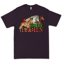 Plum all the jingle ladies christmas horses Premium Tee - LillyAllenDesigns