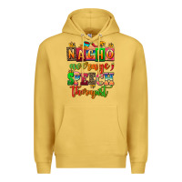Antique Gold nacho average speech therapist Premium Hoodie - AdoDesignShop