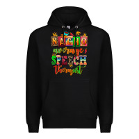 Black nacho average speech therapist Premium Hoodie - AdoDesignShop