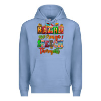 Colony Blue nacho average speech therapist Premium Hoodie - AdoDesignShop