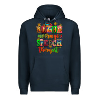 Navy nacho average speech therapist Premium Hoodie - AdoDesignShop