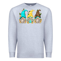 Heather Grey daisy gnomes Premium Sweatshirt - Zillion Design Studio
